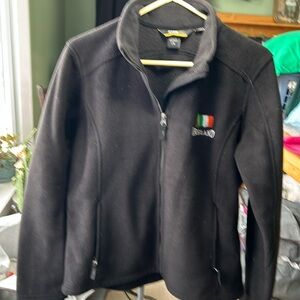Lrg black Ireland fleece jacket
